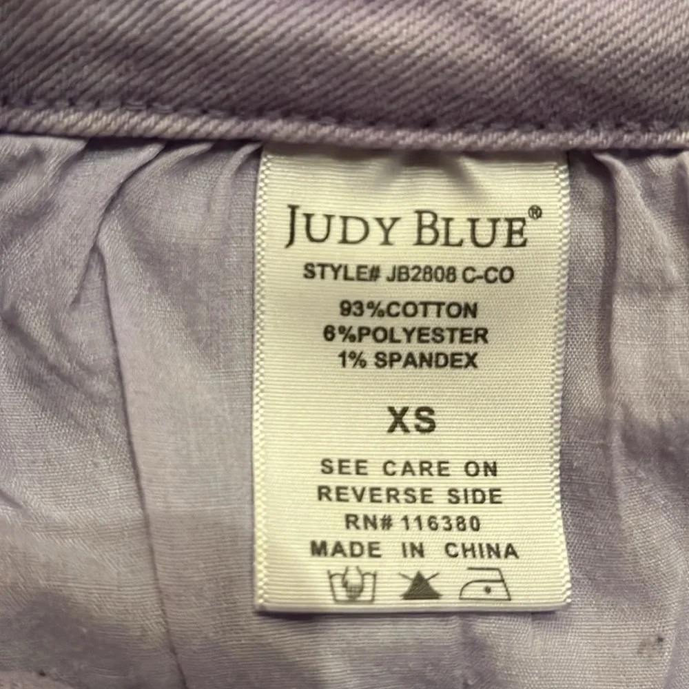 Judy Blue High Waist Garment Dyed Shirttail Hem Skirt Size XS